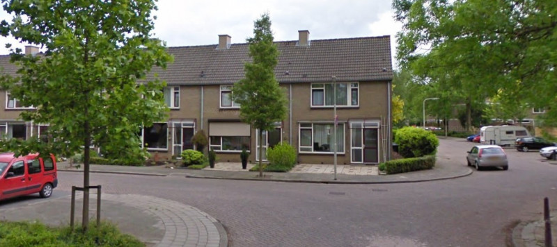 Foto van de locatie van de werkzaamheden in de Chirurgijnstraat in Gorinchem