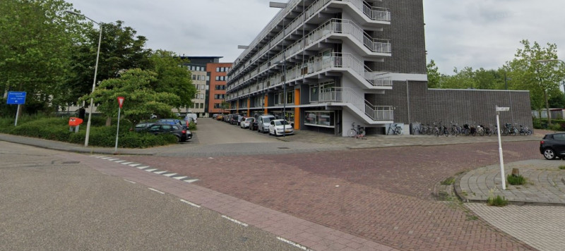 Foto van de locatie van de werkzaamheden in de Schelluinsestaat en Bullekeslaan