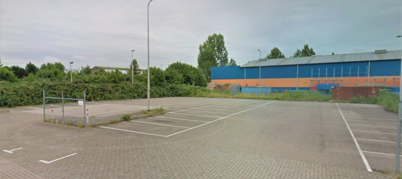 Foto van de locatie van de werkzaamheden in de Bullekeslaan in Gorinchem