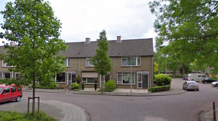 Foto van de locatie van de werkzaamheden in de Chirurgijnstraat in Gorinchem