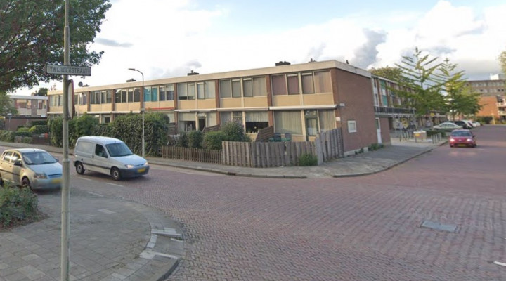 Foto van de locatie van de werkzaamheden in de Twijderstraat in Gorinchem