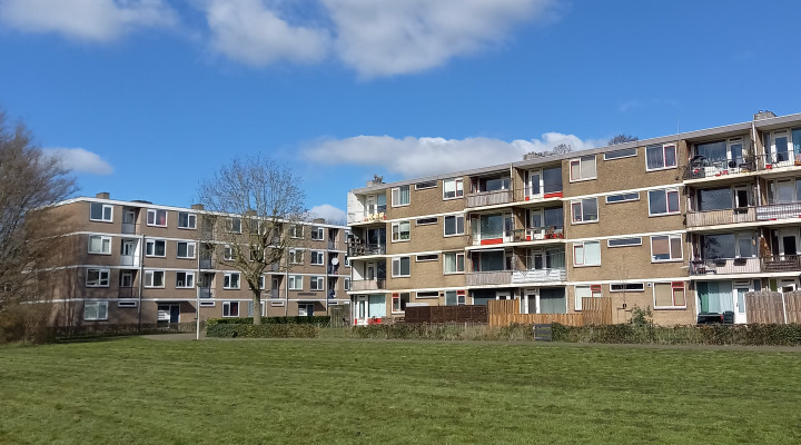 foto van een appartementengebouw in de Gildenwijk