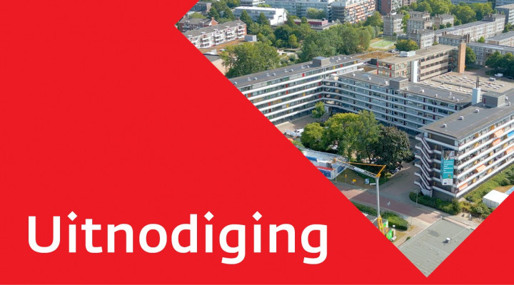 Foto van de uitnodiging voor de rondleiding